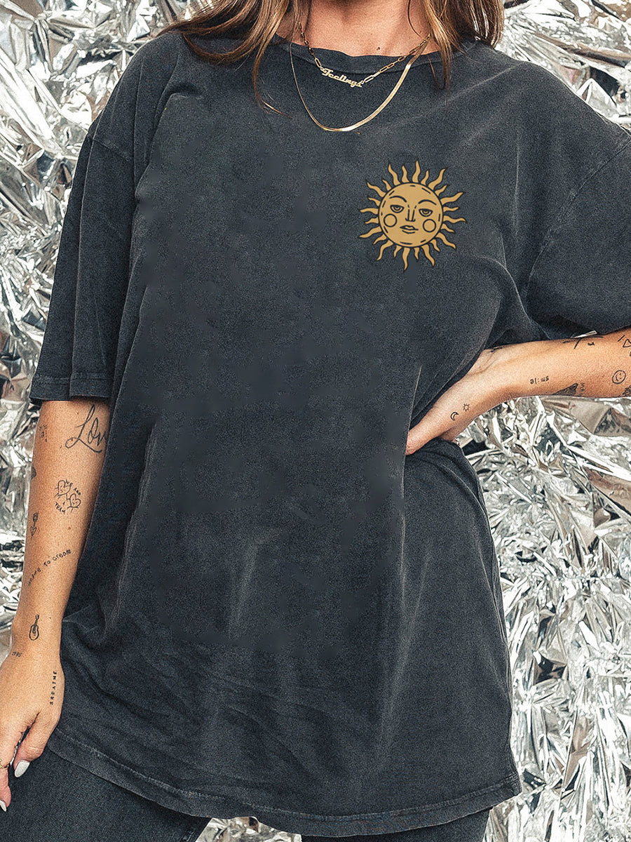 Vintage Sun Inspired Washed Tee