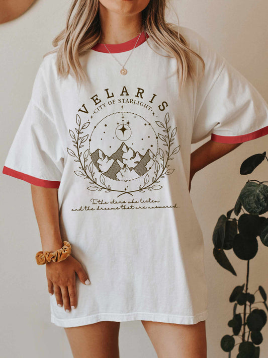 Vintage The Night Court Novel Ringer Tee