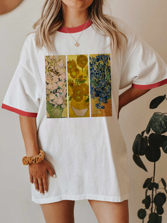 Van Gogh Vintage Ringer Tee