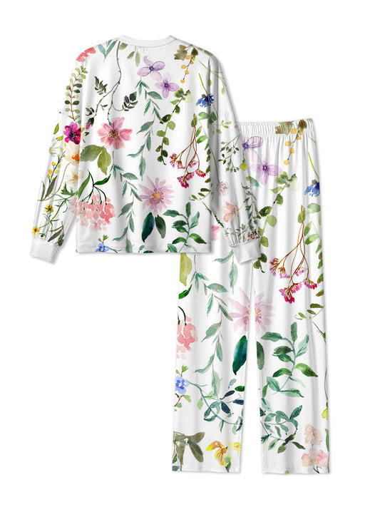Vintage Wildflower Floral Pajamas