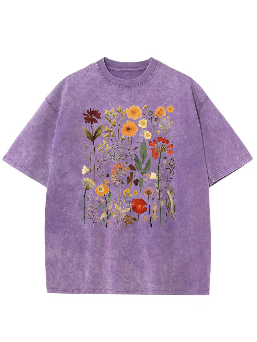 Vintage Flower Washed T-Shirt