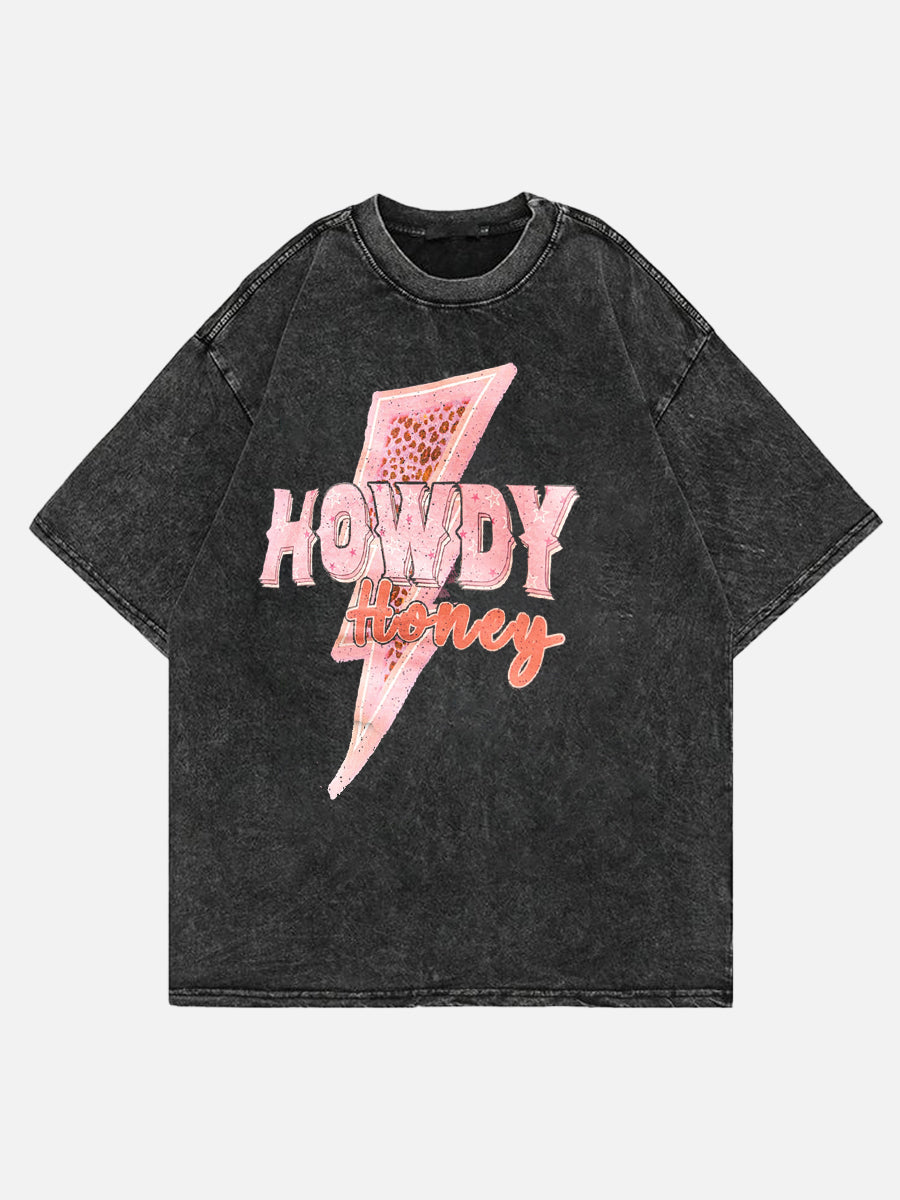 Howdy Honey Washed Tee