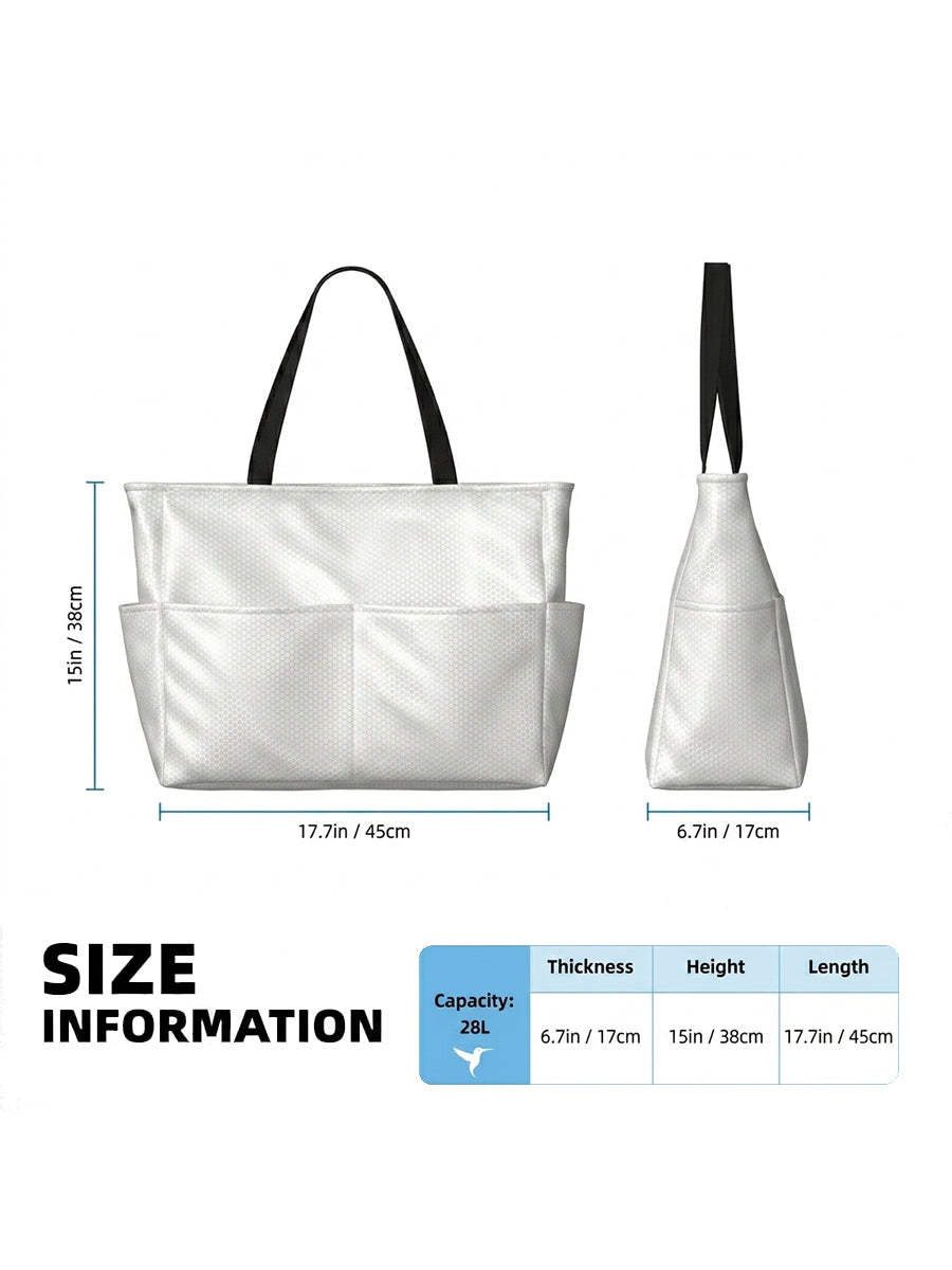 Lemon Sunshine Patchwork Print Tote Bag