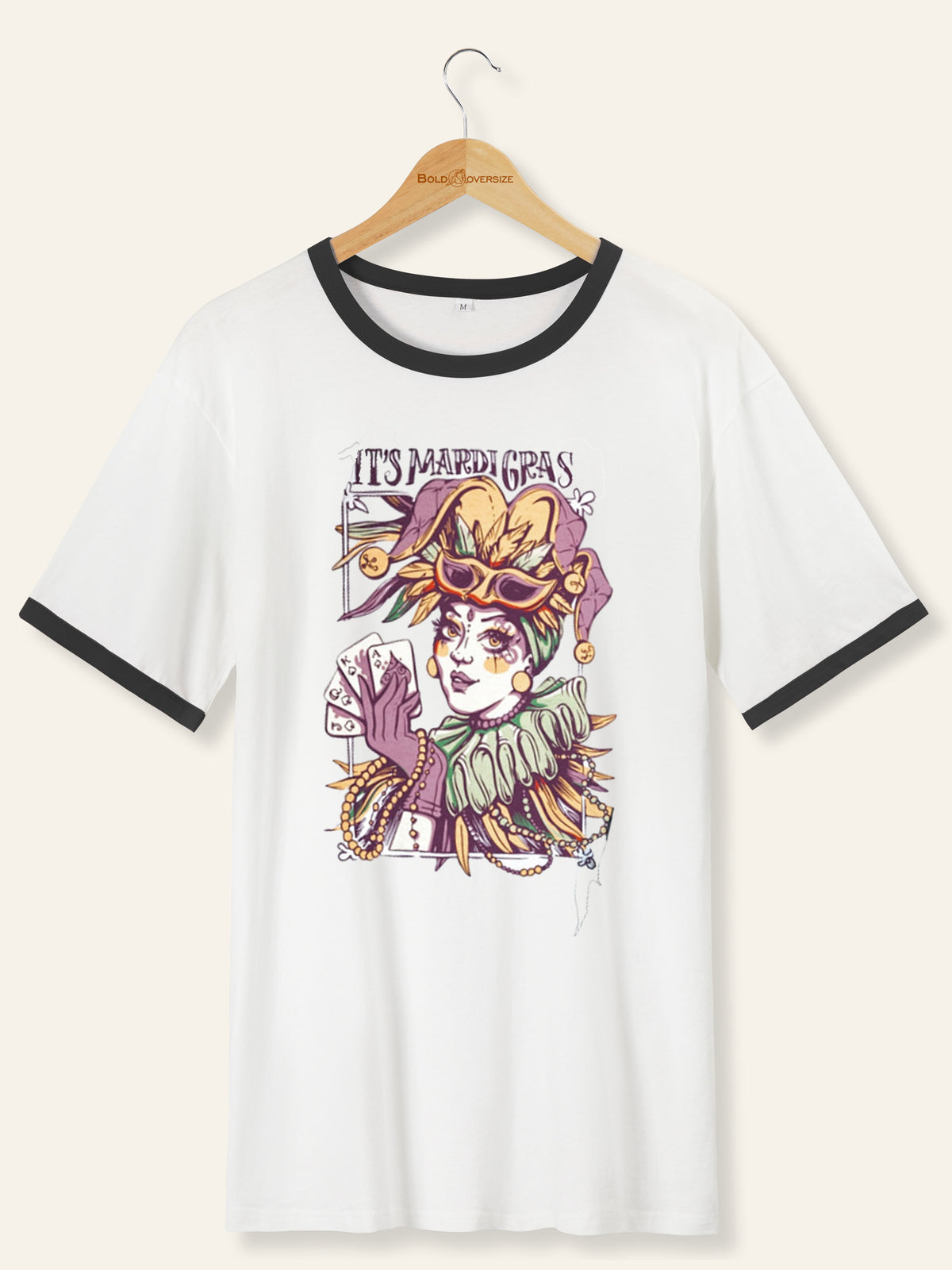 Retro Mardi Ringer Tee