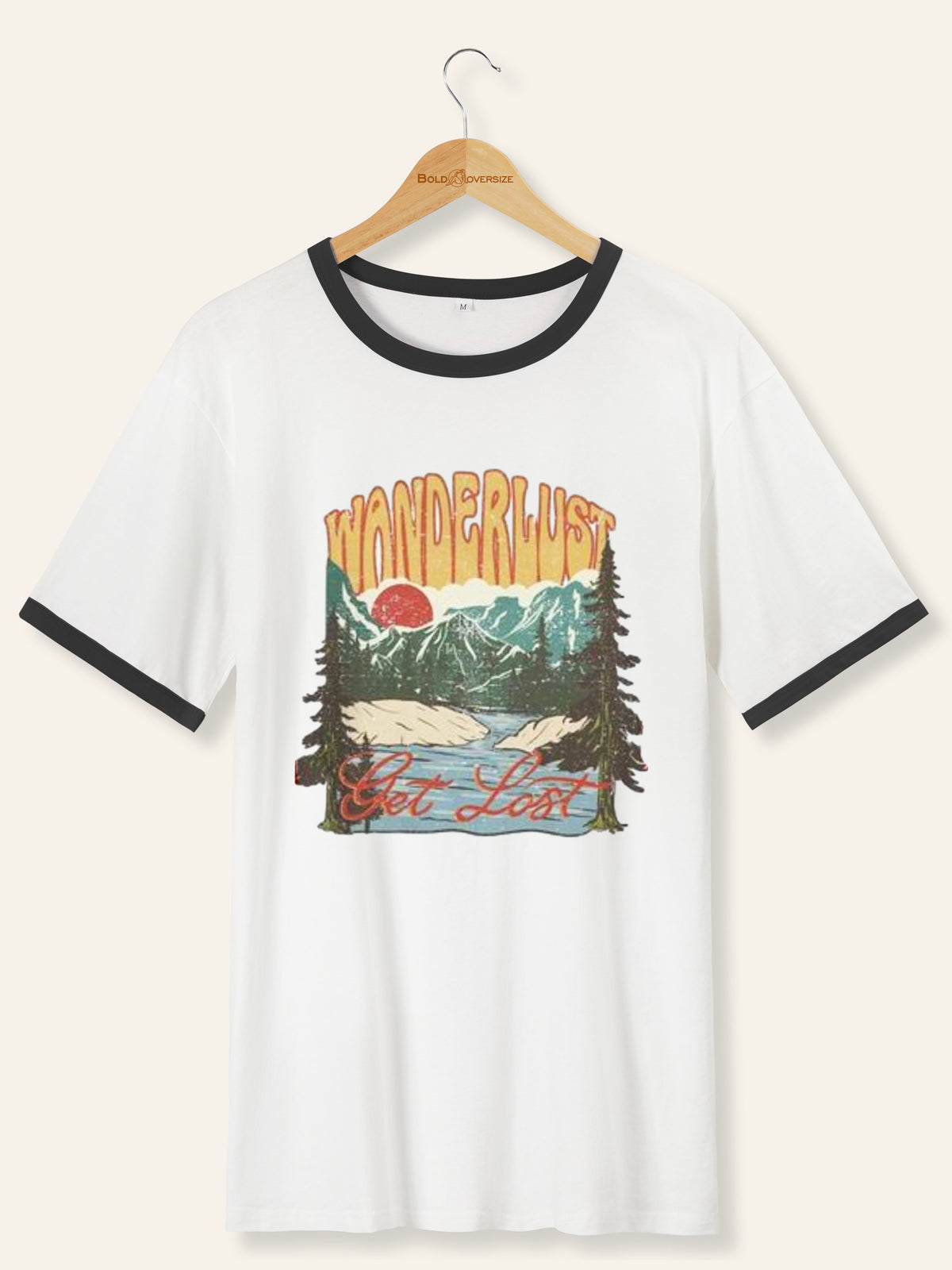 Vintage Wanderlust Ringer Tee