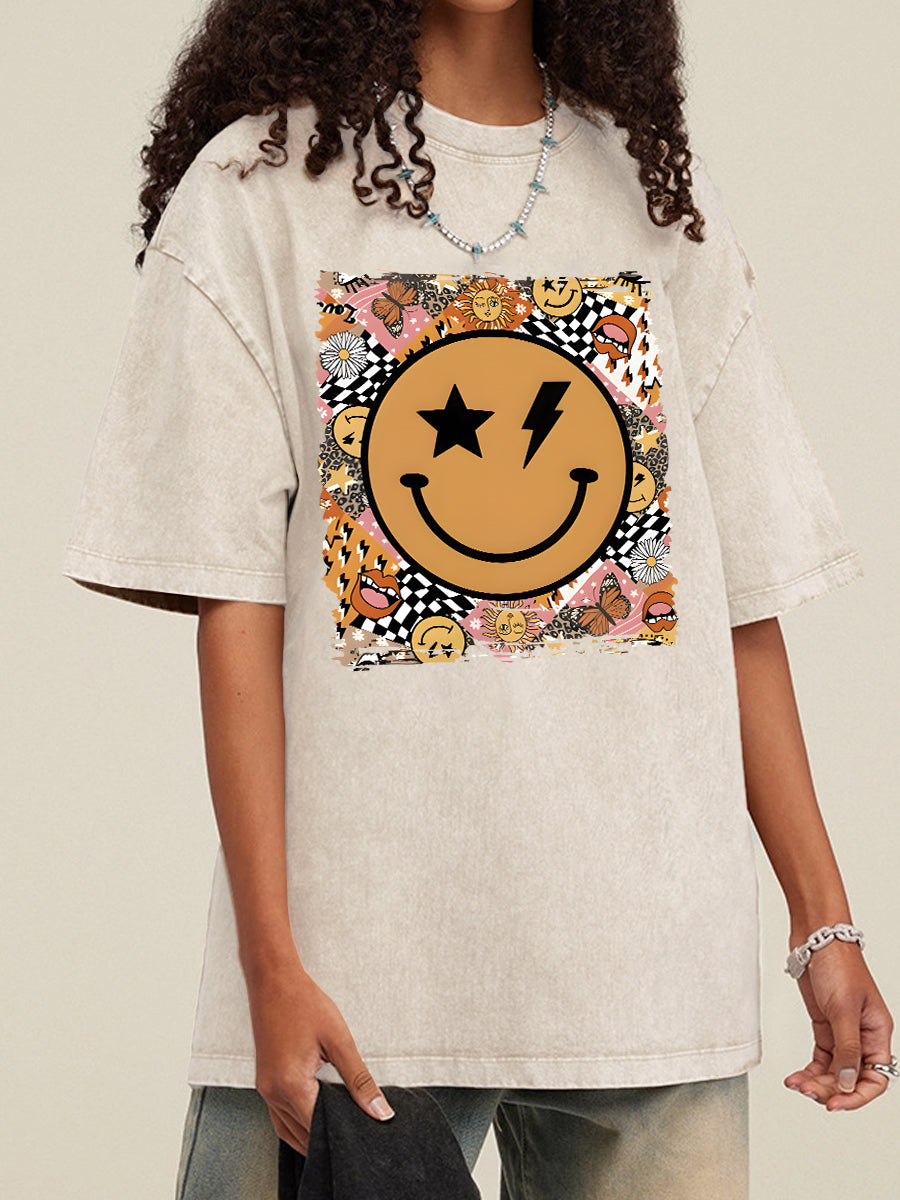 Vintage Smile Washed T-Shirt