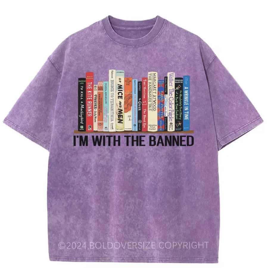 Vintage I'M With The Banned Washed T-Shirt