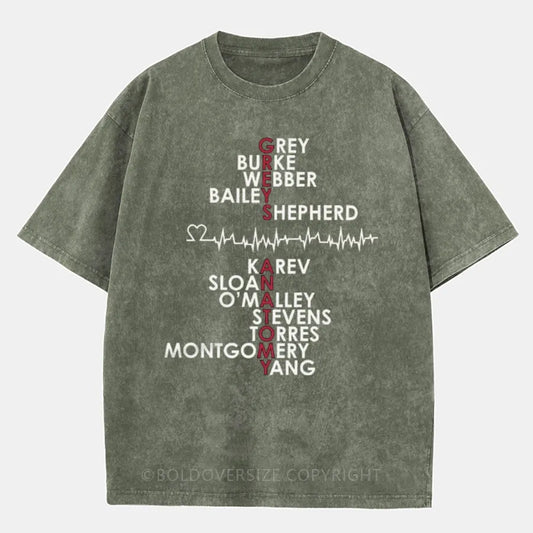 Vintage Movie Cast Crew Washed T-Shirt