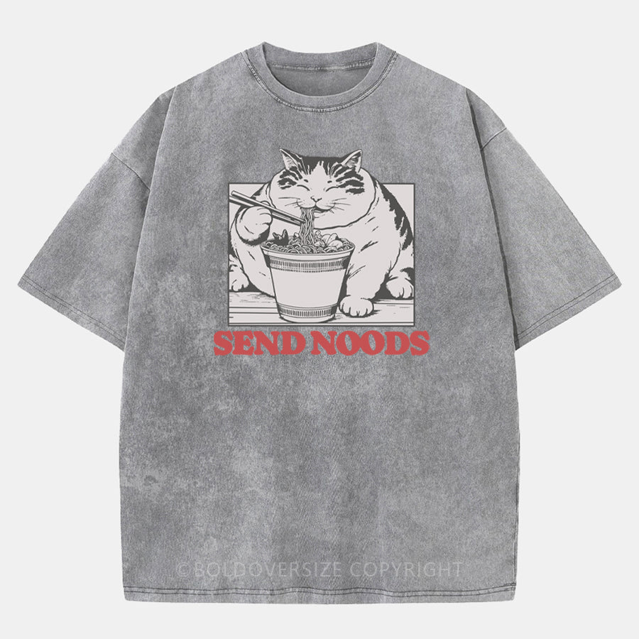 Vintage Send Noods Washed T-Shirt