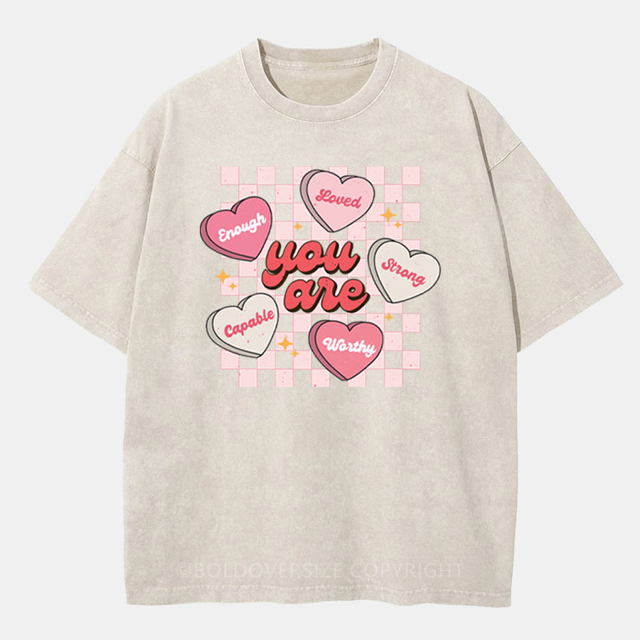 Vintage Cute Teacher Washed T-Shirt