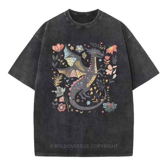 Vintage Book Lover Washed T-Shirt