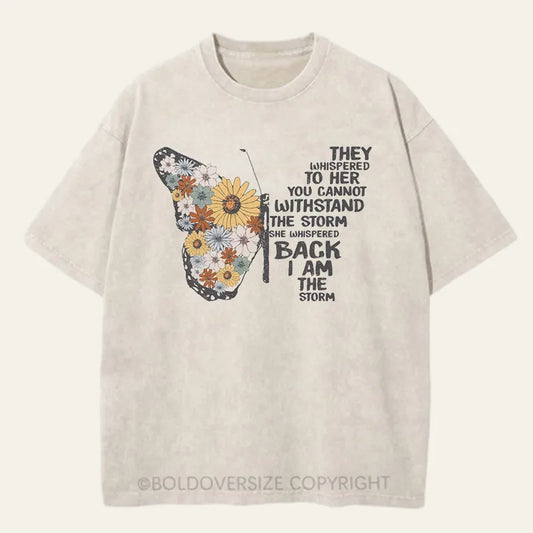 Vintage I Am The Storm Washed T-Shirt