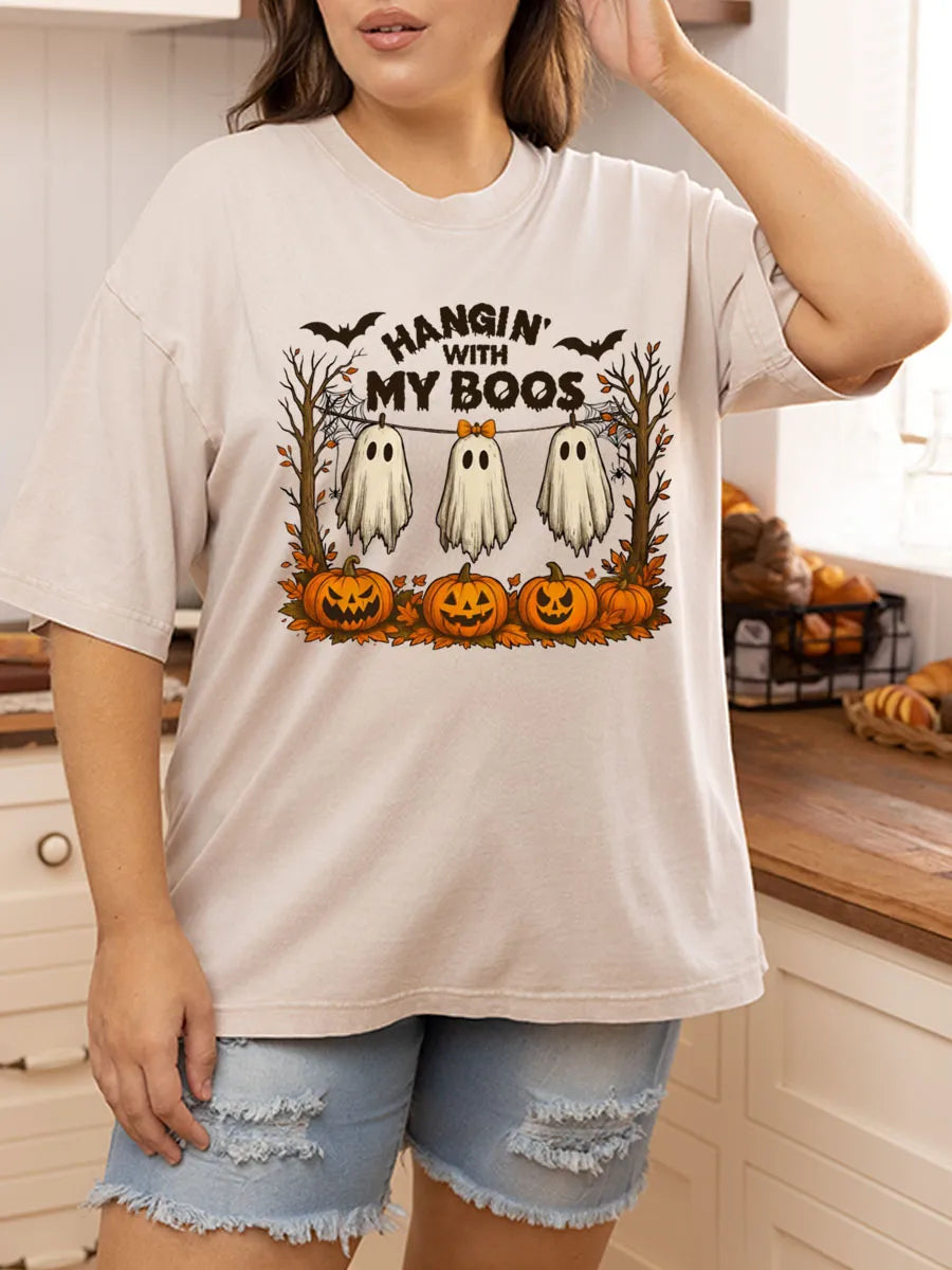 Vintage angin’ With My Boos Oversize Washed T-Shirt
