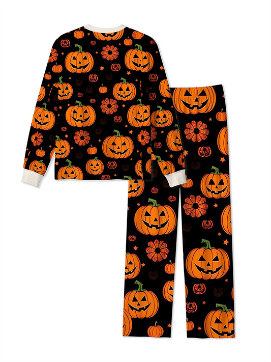 Vintage Classic Halloween Pumpkin Pajamas