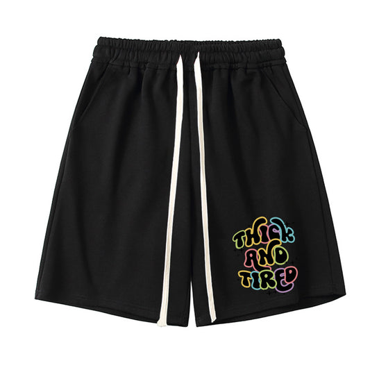 Vintage Thick And Tired Unisex Shorts