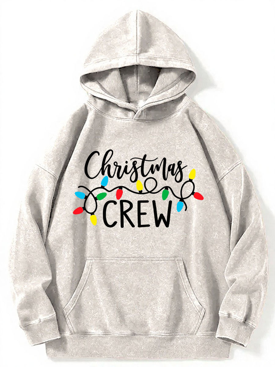 Vintage Christmas Crew Washed Hoodie
