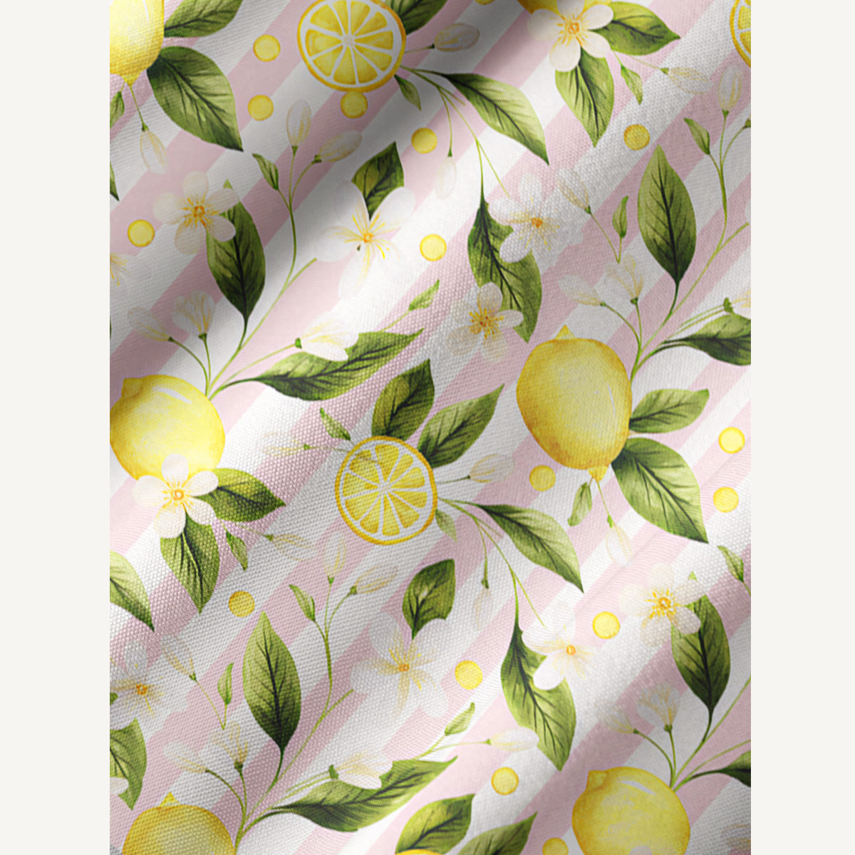 Lemon Grove Sunshine Print Boho Tie‑Neck Smock Mini Dress