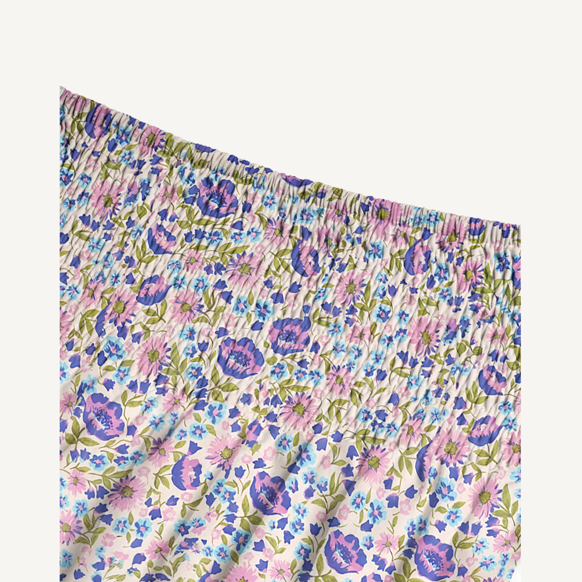 Lavender Bloom Print Convertible Maxi Skirt & Strapless Dress