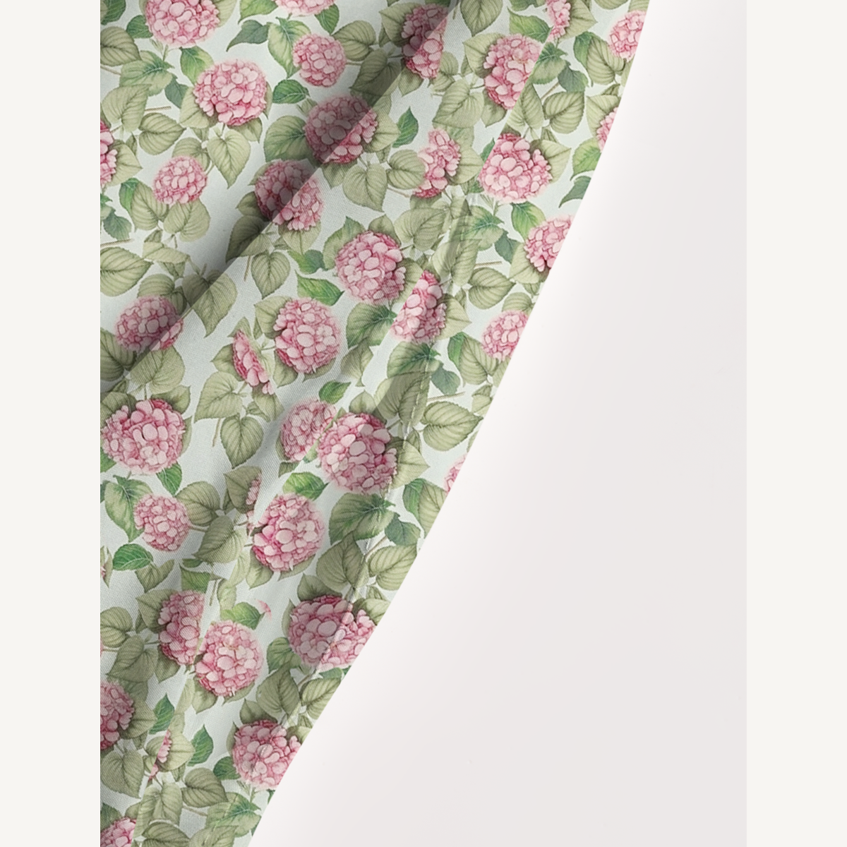 Square Neck Hydrangea Whisper Print Wide Straps Maxi Dress With Pockets