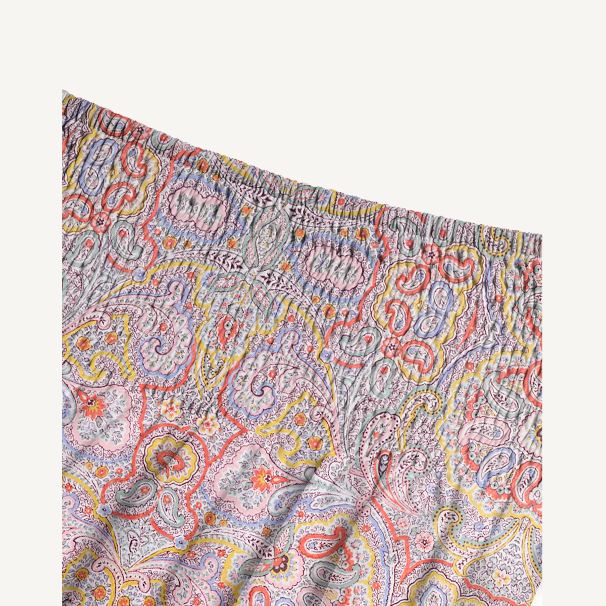 Sunrise Paisley Print Convertible Maxi Skirt & Strapless Dress