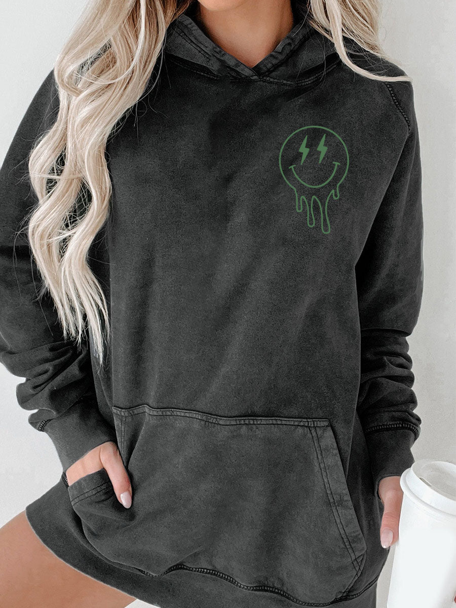 Husbands Last Nerve Washed Hoodie