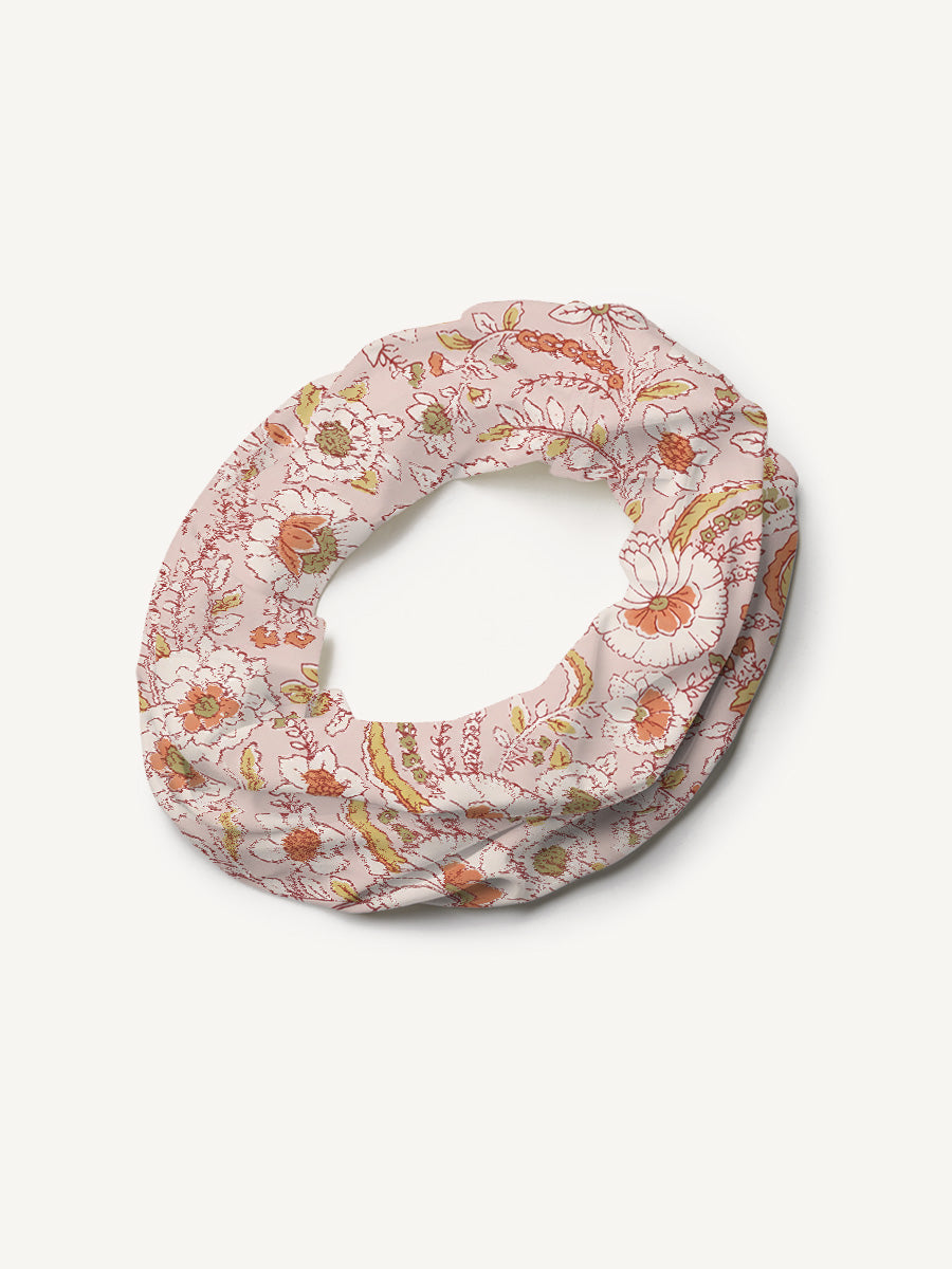Dusty Bloom Whisper Print Boho Bandeau Headband