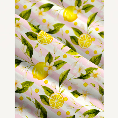 Lemon Grove Sunshine Print Wide Straps Maxi Dress With Pockets