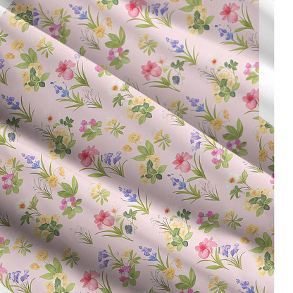Square Neck Delicate Blossom Print Wide Straps Maxi Dress With Pockets