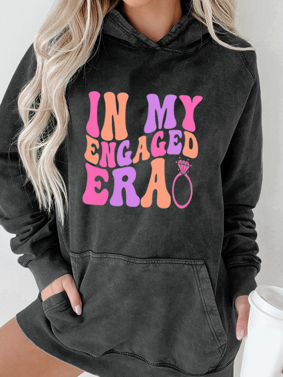 In My Engaged Era Washed Hoodie