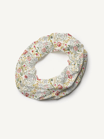 Peony Vine Garden Print Boho Bandeau Headband