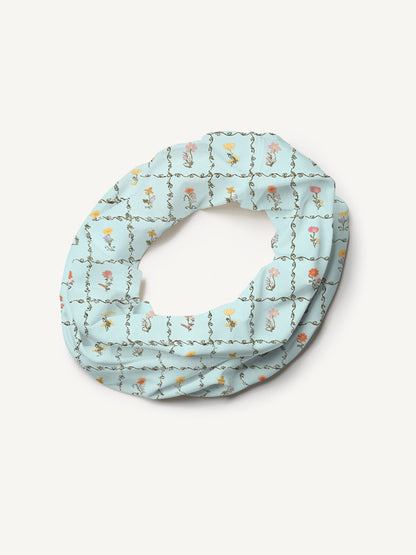 Sunny Garden Tiles Print Boho Bandeau Headband