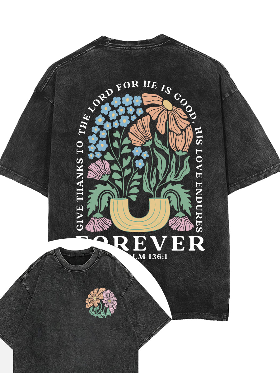 Vintage Boho Christian Washed T-Shirt