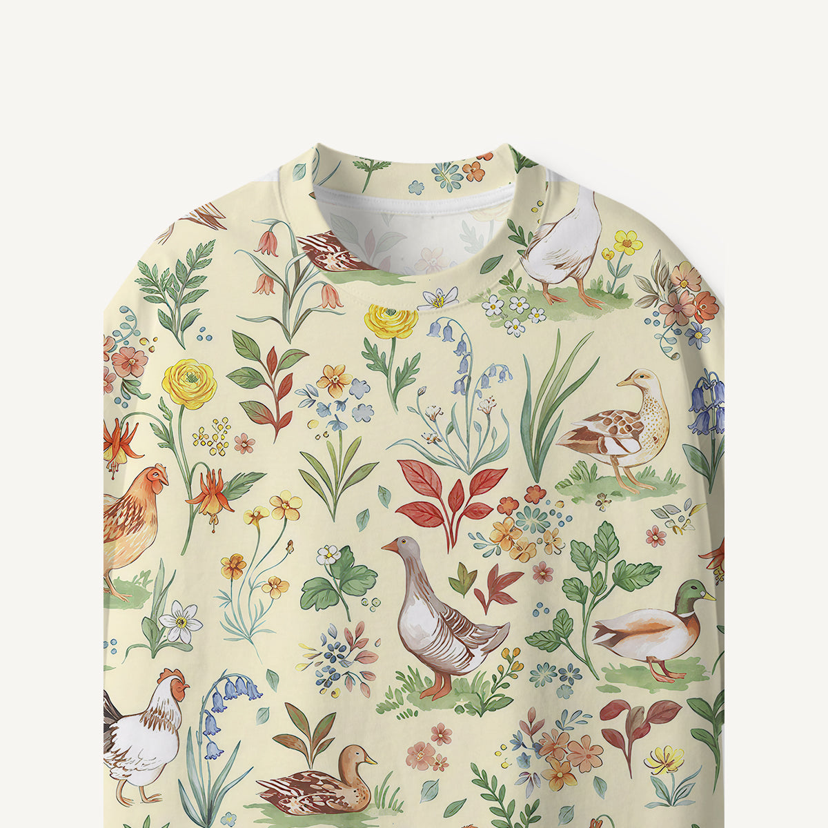 Countryside Garden Critter print Premium Eco Tee