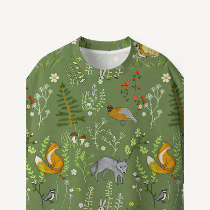 Whimsical Woodland Animals  print Premium Eco Tee