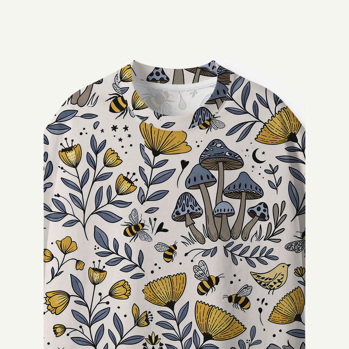 Bee Whisper Forest print Premium Eco Tee