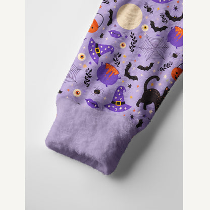 Moonlit Whiskers Print Ugly Cardigan Sweaters