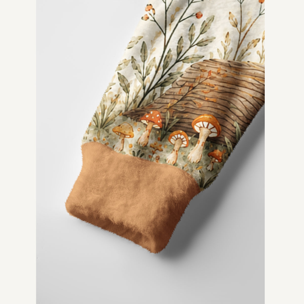 Cozy Woodland Fox Print Ugly Cardigan Sweaters
