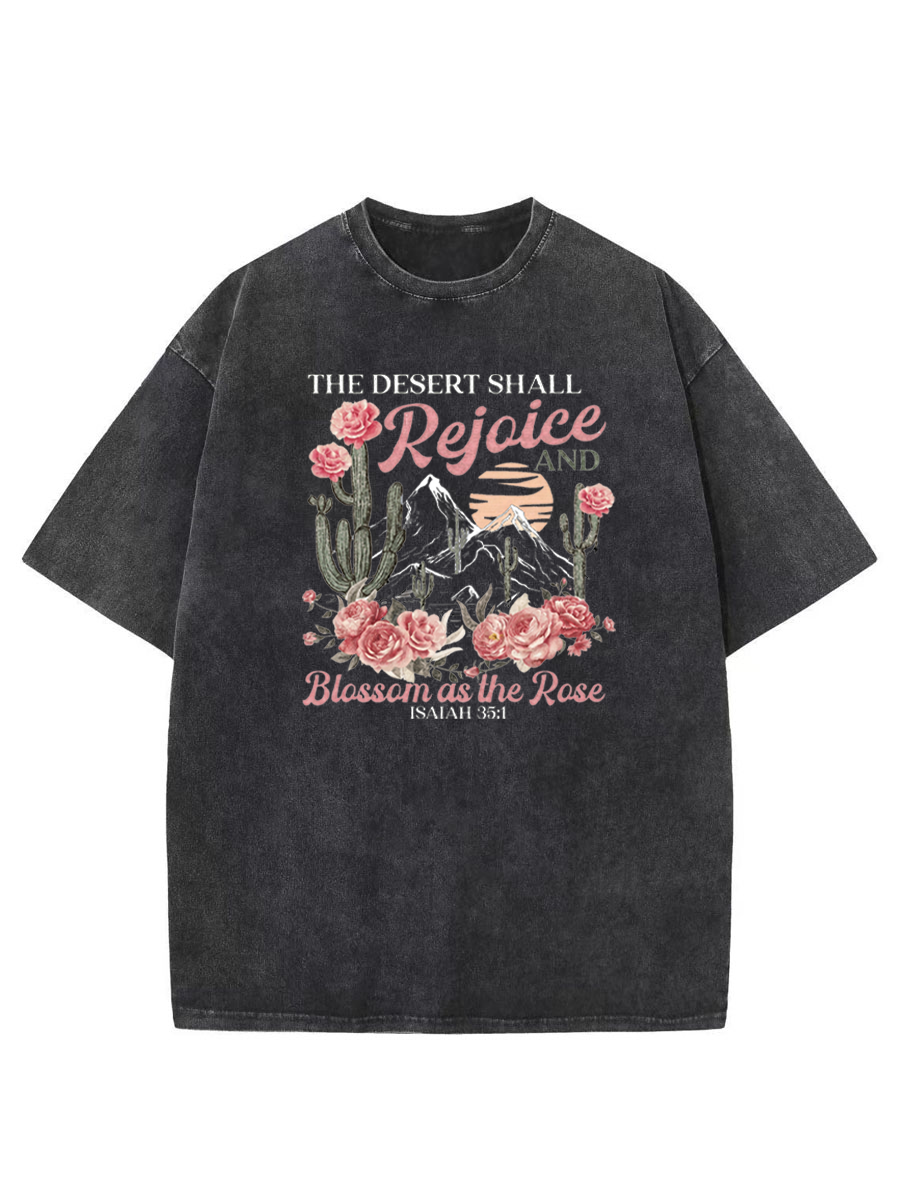 Vintage Blossom As The Rose Washed T-Shirt