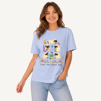 Woolly Meadow Craft Garden Print Crew Neck Cotton Tee
