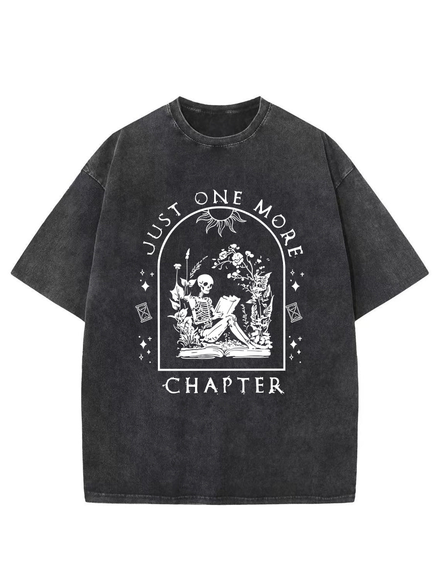 One More Chapter Washed Book T-Shirt