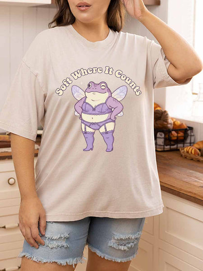 Vintage Soft Where It Counts Oversize Washed T-Shirt