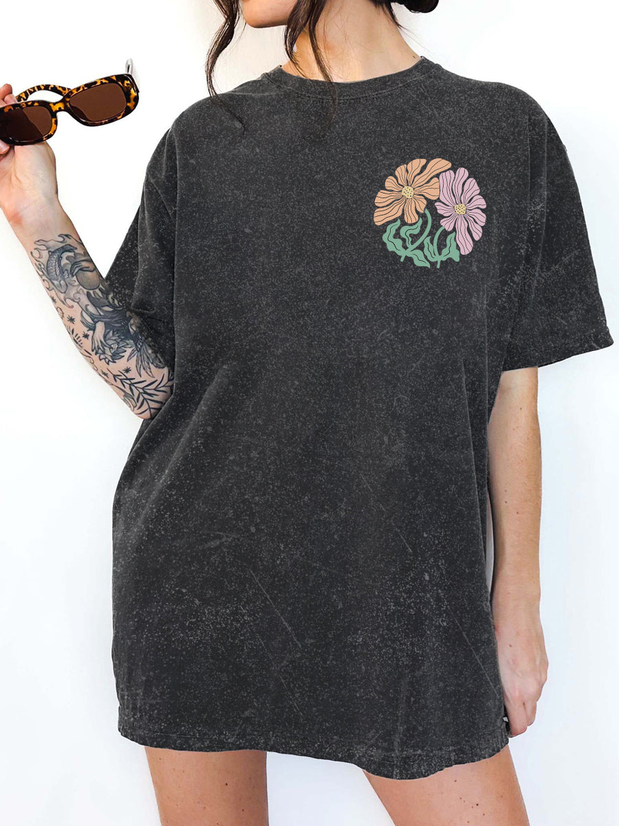 Vintage Boho Christian Washed T-Shirt