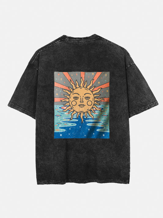 Vintage Sun Inspired Washed Tee