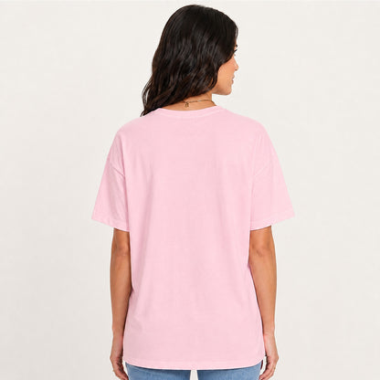 Patchwork Star Quilt Garden Print Crew Neck Cotton Tee