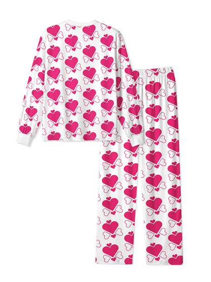 Vintage Heart Cluster Red Pop Pajamas