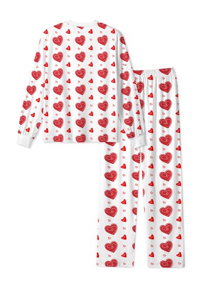 Vintage Heart Cookie Red Pop Pajamas