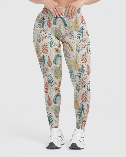 Vintage Plant Arches Leggings