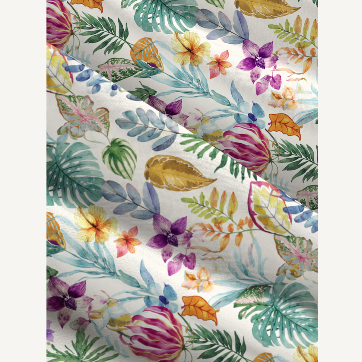 Afternoon Garden Floral Print Wide Straps Maxi Dress With Pockets