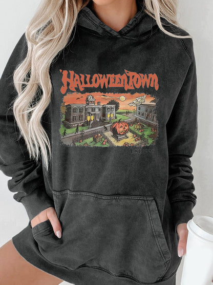 Halloweentown Est 1998 Washed Hoodie