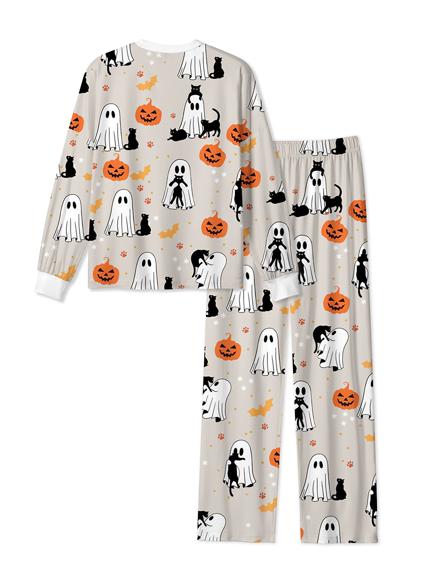 Vintage Neutral Cottage Halloween Minimal Pajamas